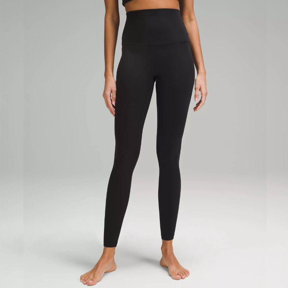 Black lululemon Align Super-High-Rise Pant 28” - Women's Size 4 - Buttery Soft